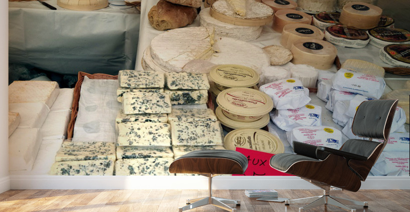Farmers Market -- Custom Cheeses Wall Murals