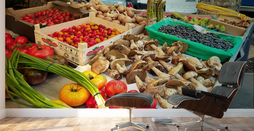 Farmers Market -- Vegetables 2 Wall Murals