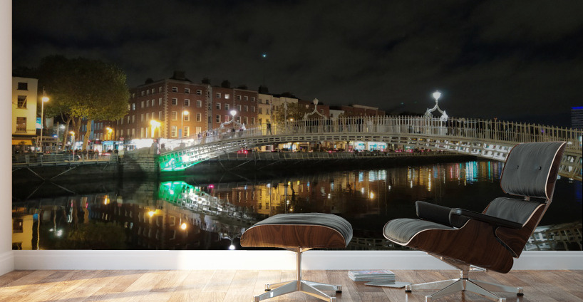 Dublin Dreams along River Quay 1C Wall Murals