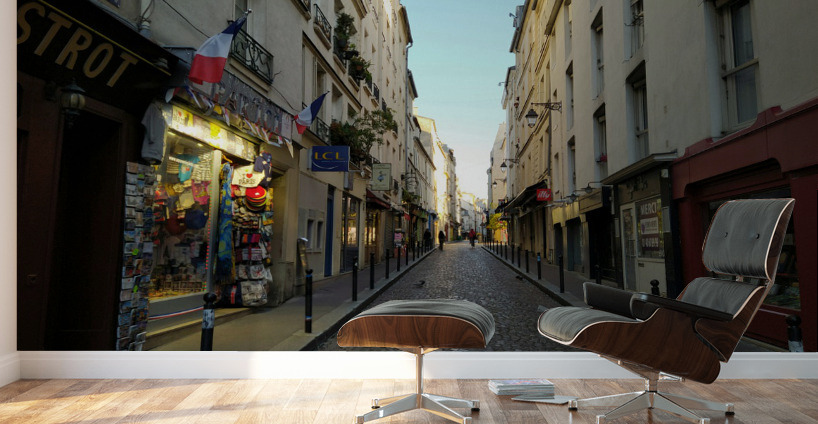 Streets of Paris -- Rue Mouffetard Wall Murals