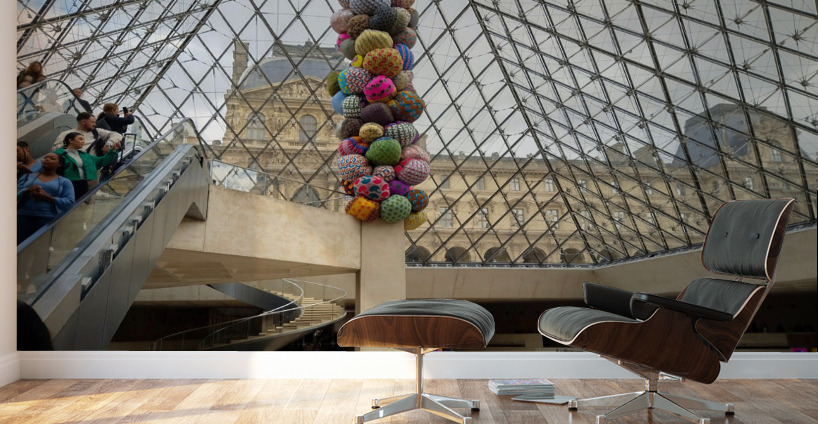 In Louvre with the View 2B Wall Murals