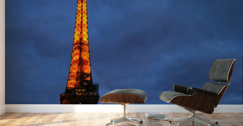 Eiffel Tower at Night 2 Wall Murals