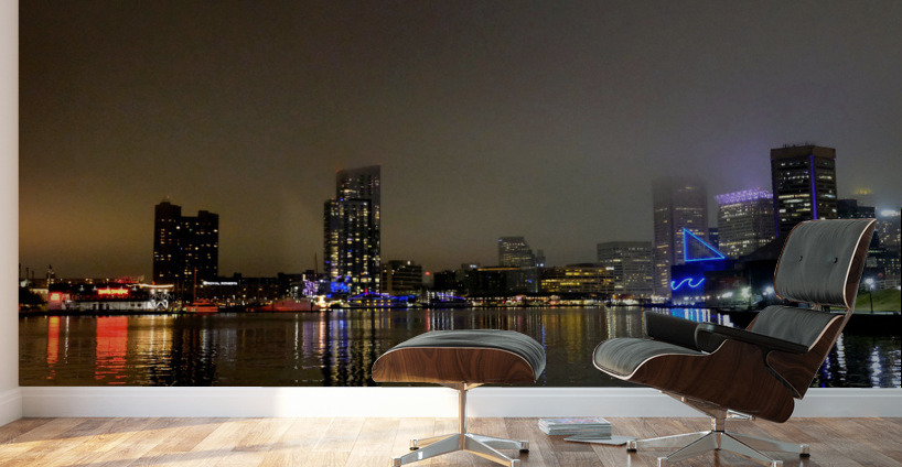 Beautiful Baltimore Harbor Wall Murals