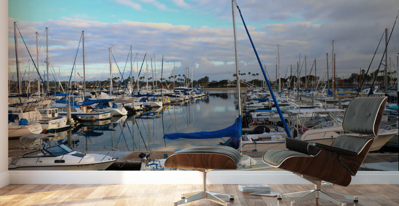 Sea of Boats Wall Murals