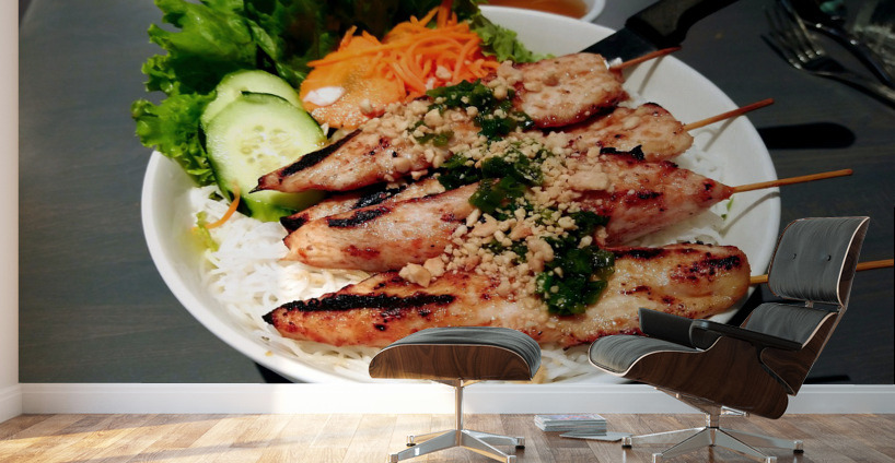 Chicken Bun Bun  Wall Murals