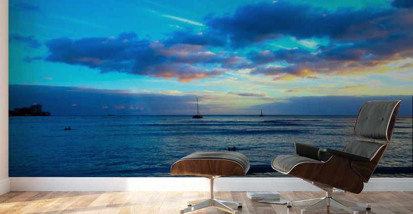 Hawaii Sunrise 2D Wall Murals