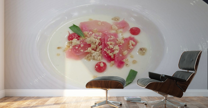 Poached Rhubarb Wall Murals