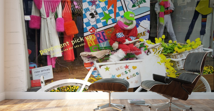 The West Village Bike Wall Murals