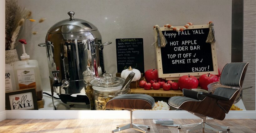 Warm Cider Welcome Wall Murals