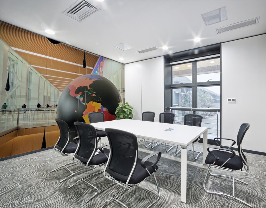 Globe and Droplets Hanging Art  Wall Printing