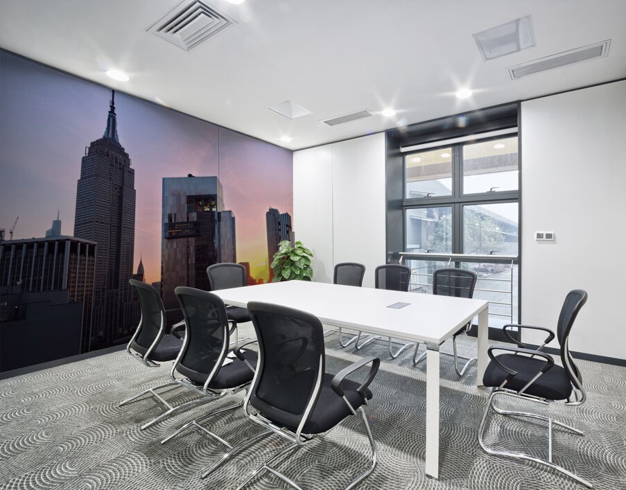 Golden Morning Manhattan Wall Printing