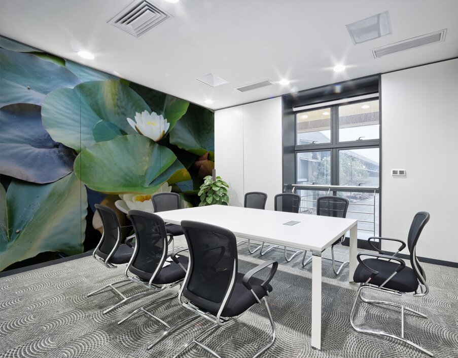 Hidden Beauty Water Lily Wall Printing