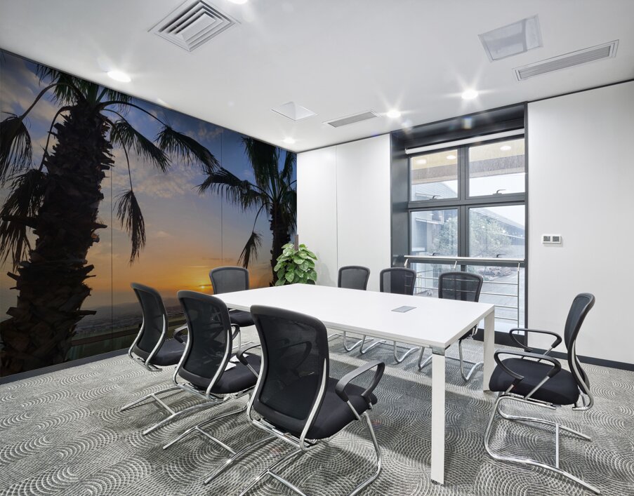 Between Palms and Possibility Wall Printing