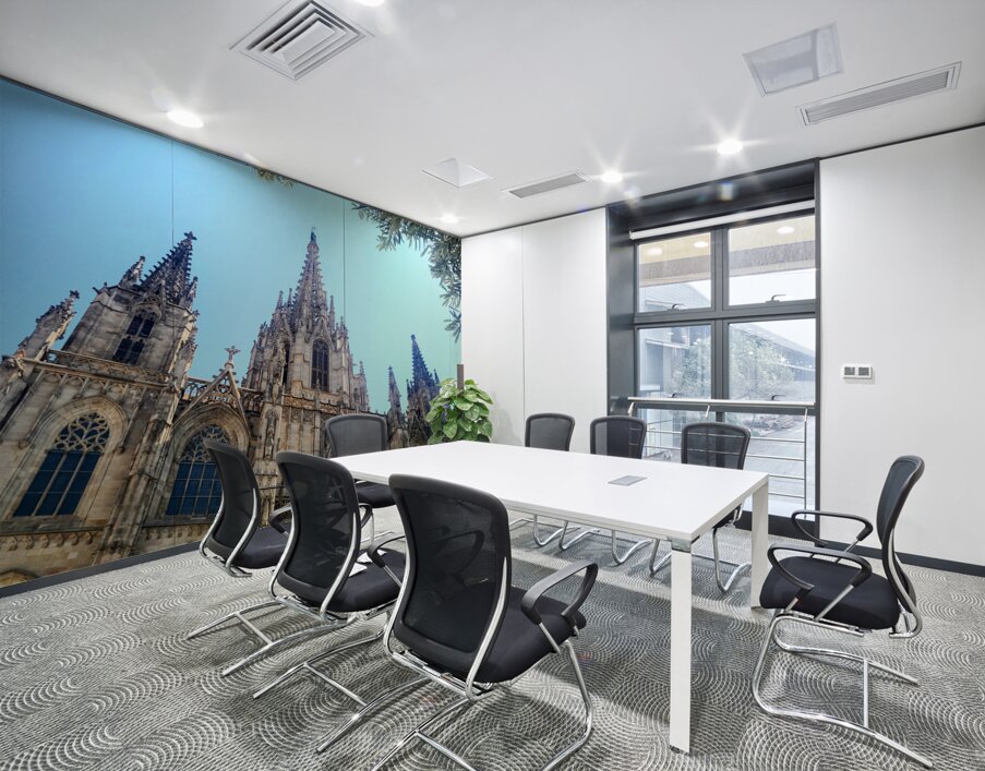 Gothic Roots Olive Crowns: The Cathedral at an Angle of Awe Wall Printing