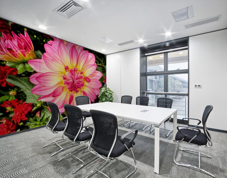 Petal Prism: Nature’s Geometry Wall Printing