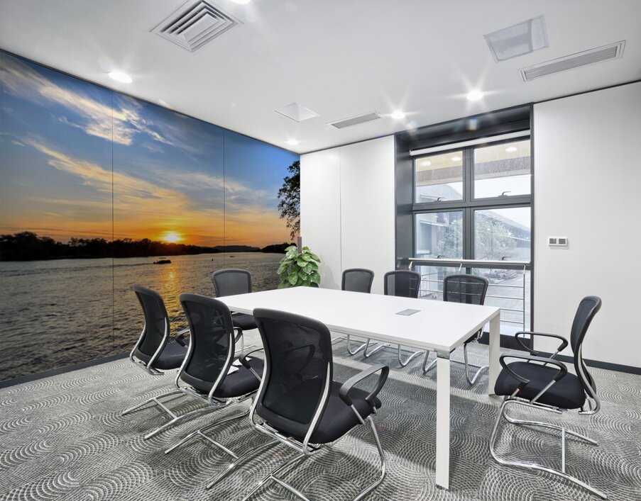 “When the River Dreams” Sunsets in La Crosse Panoramic 2 Wall Printing