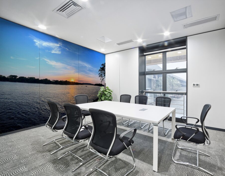 “When the River Dreams” Sunsets in La Crosse Panoramic 1 Wall Printing