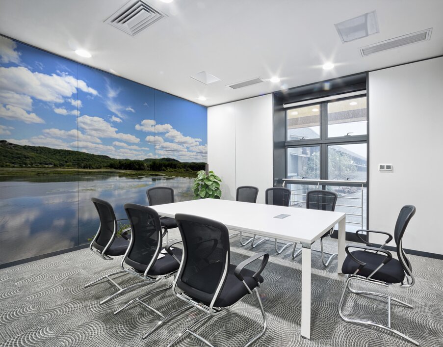 Whispers on the Water: A Mirror of the Skies Wall Printing