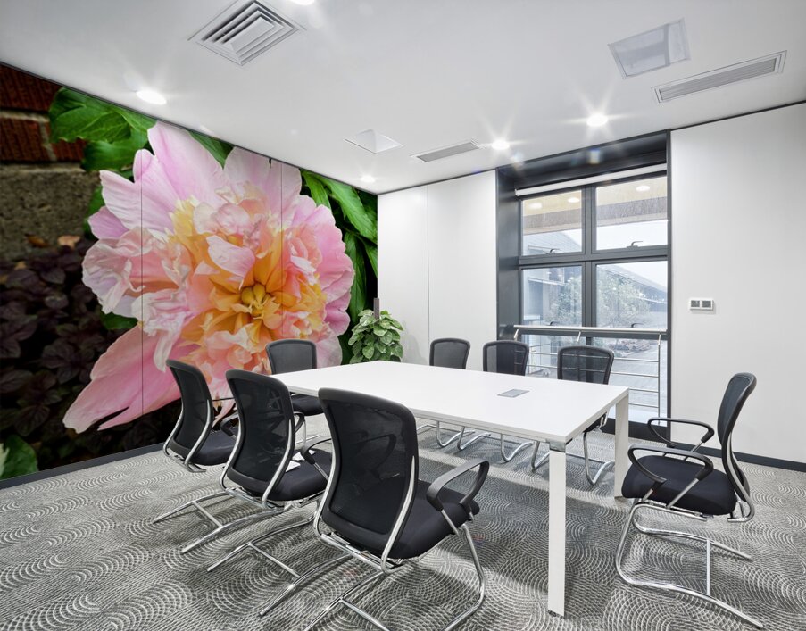 Raspberry Sundae: The Painter’s Peony Wall Printing