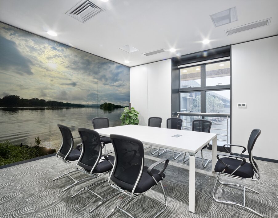 Between Earth and Ether Wall Printing