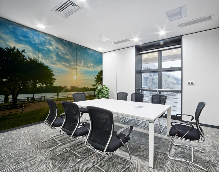 Sunset Reflections from the Quiet Side of the World Wall Printing