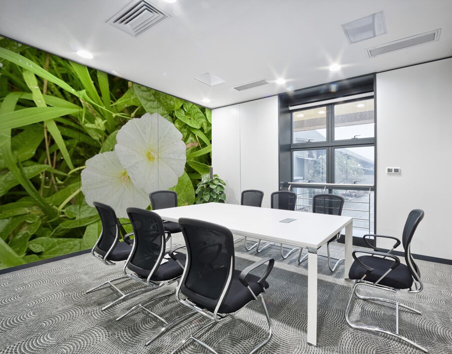 Paired in Bloom: Bindweed Duo Wall Printing