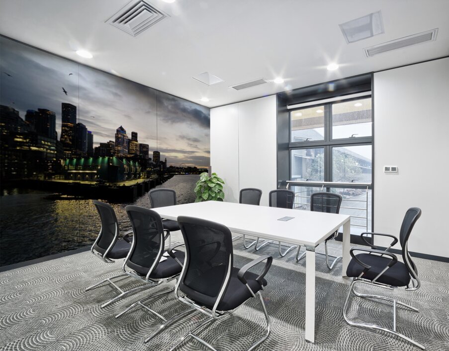 Moody Seattle Wall Printing