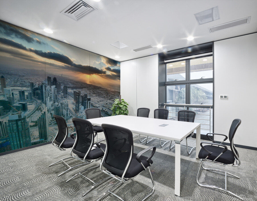 Rays of Heaven on Dubai Wall Printing