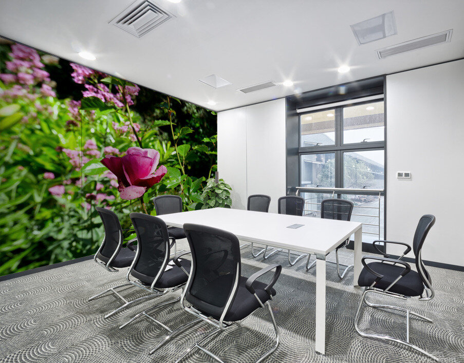 Penelope Purple Wall Printing