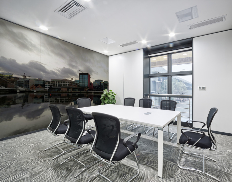 Calm Along River Quay 3 Wall Printing