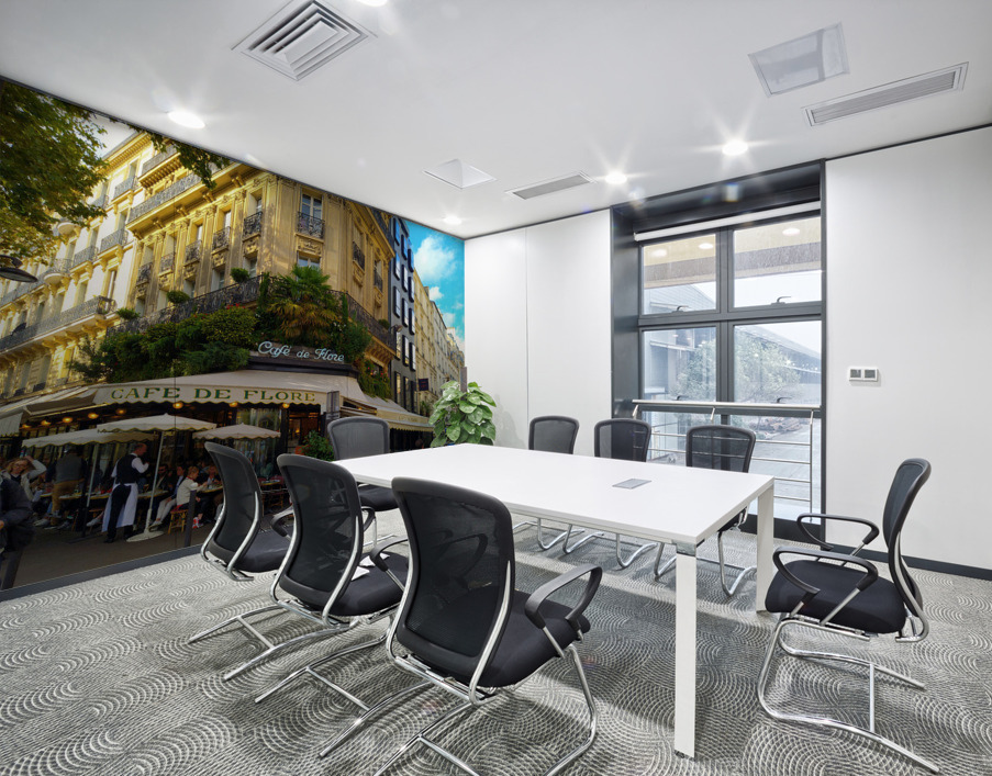 Cafe de Flore Wall Printing