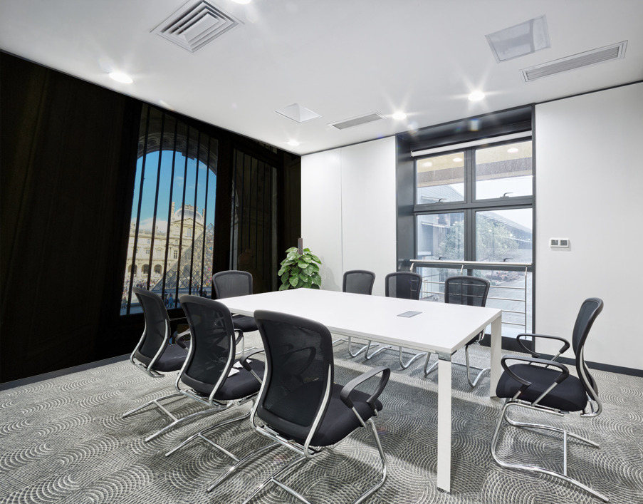 In Louvre with the View Wall Printing