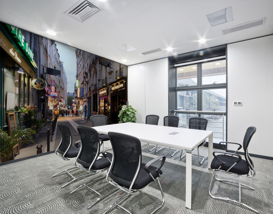 Streets of Paris -- Night Life  Wall Printing