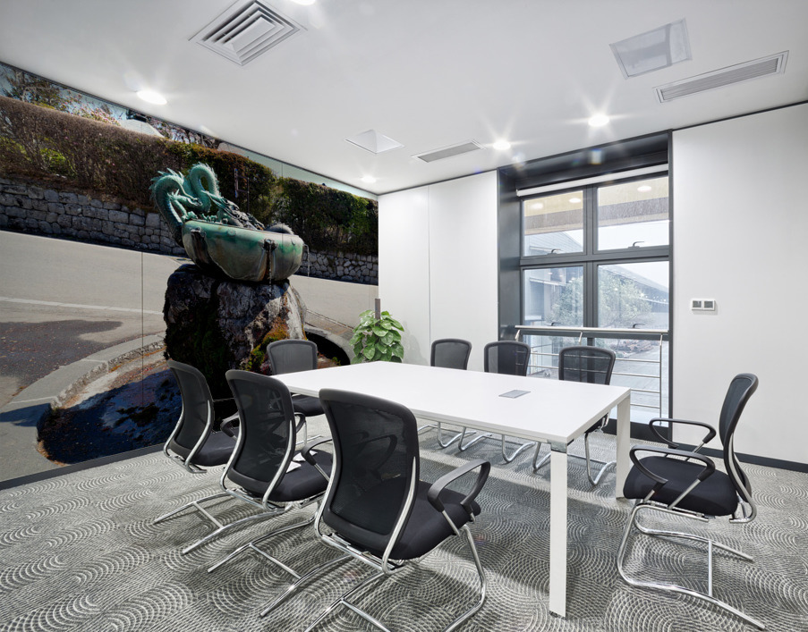 Dragon Bowl Sculpture Water Fountain 2 Wall Printing