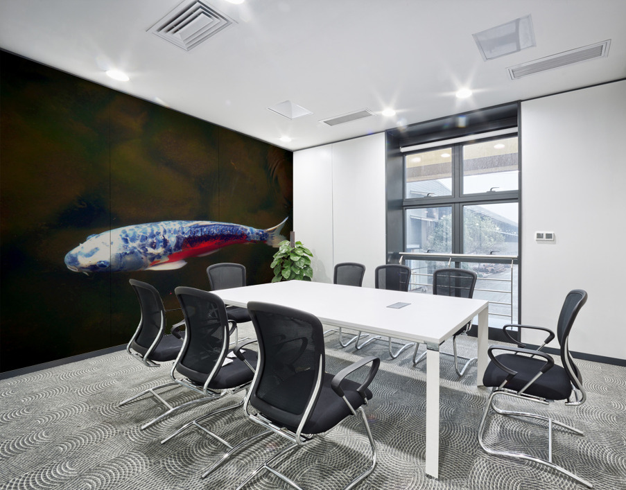 An American Koi Story Wall Printing