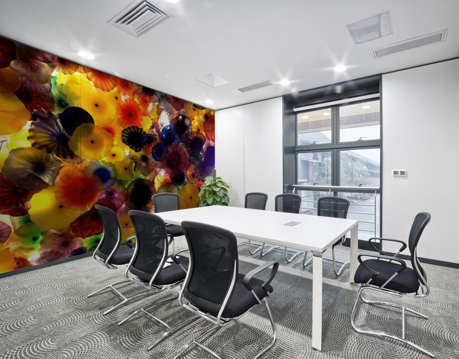 Color Chaos Wall Printing