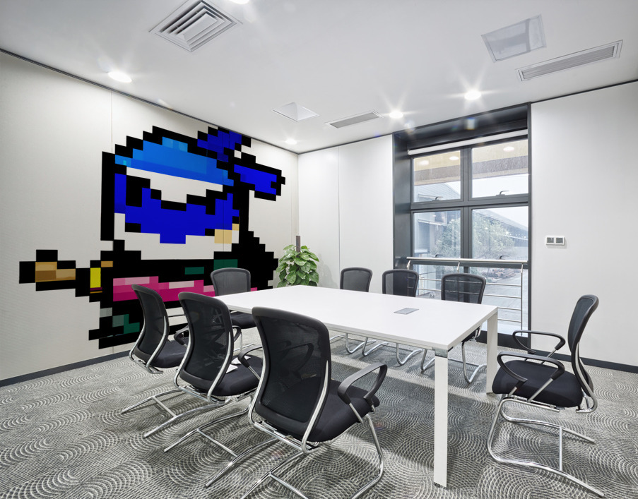 Baby Shark Ninja Shifu 3 Wall Printing