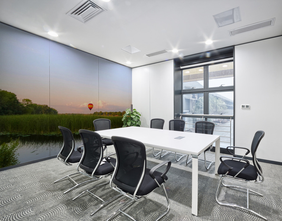 Balloon Over Long Lake Wall Printing