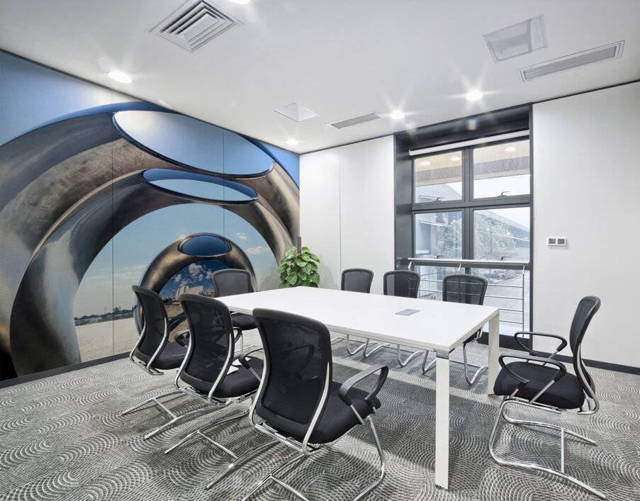 Celestial Mirror Wall Printing