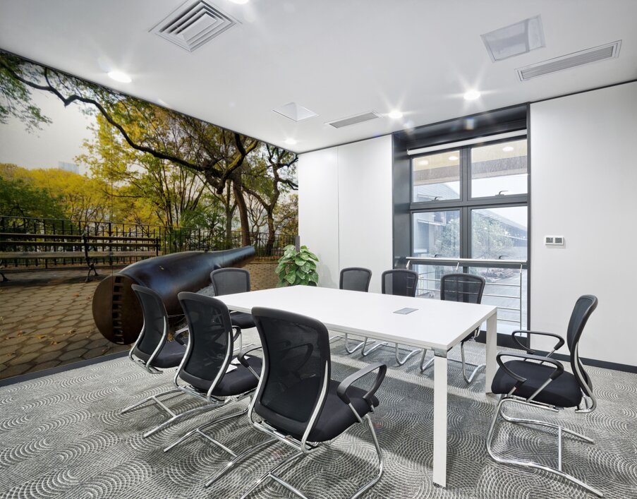 The Quiet Barrel Wall Printing