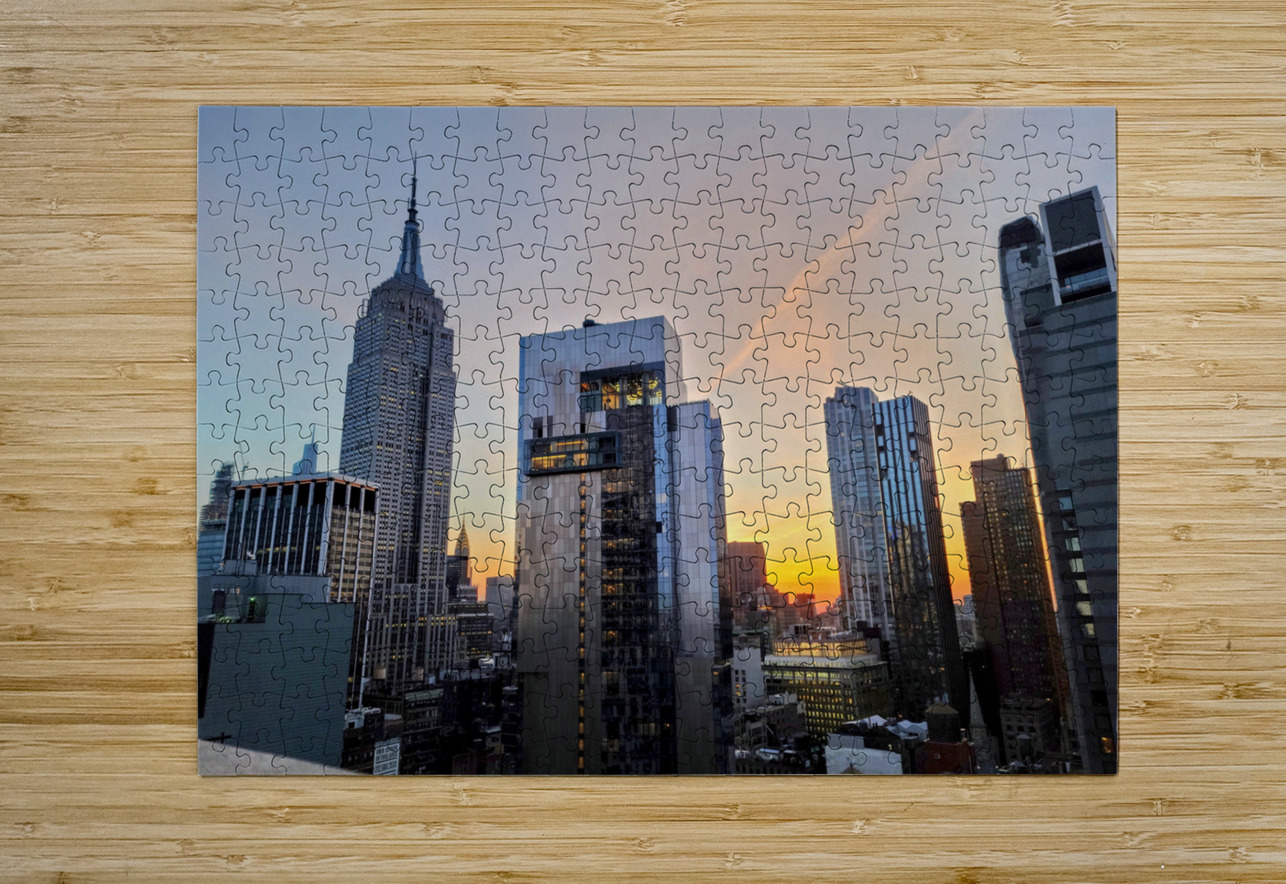 Sunrise Over the City Click4Pix Puzzle printing