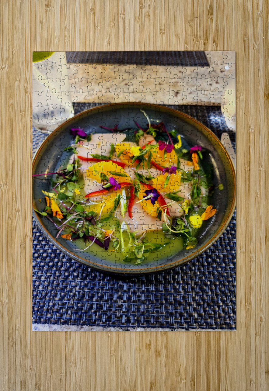 Tidal Hamachi Crudo Ceviche  Click4Pix Puzzle printing