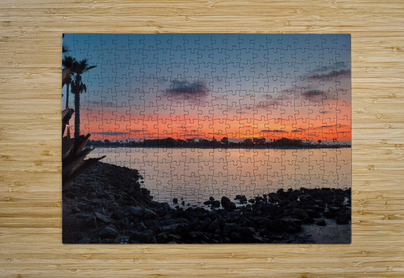 San Diego Sunset at Tidal Click4Pix Puzzle printing