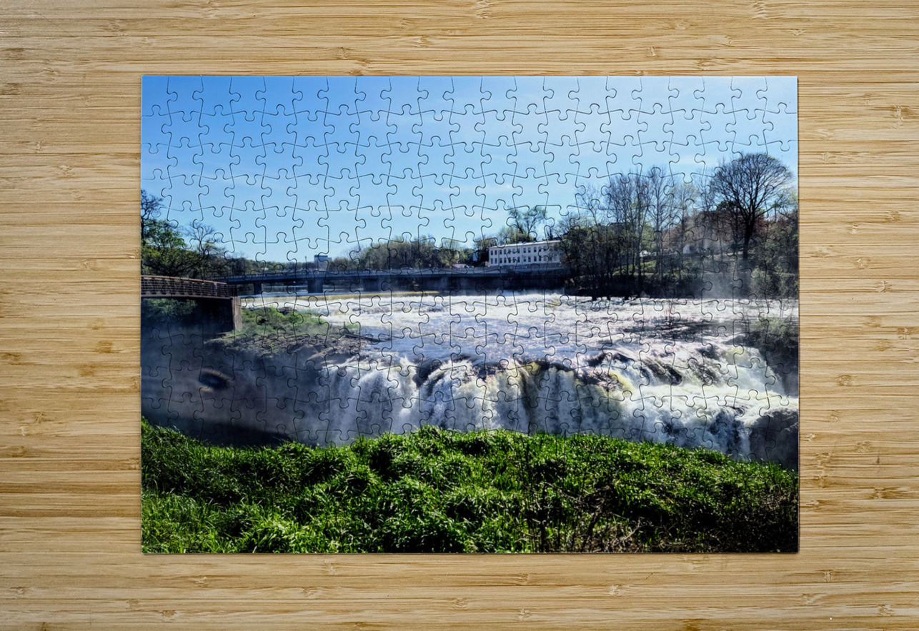 From the Edge: Serenity Meets Momentum at Paterson Great Falls Click4Pix Puzzle printing