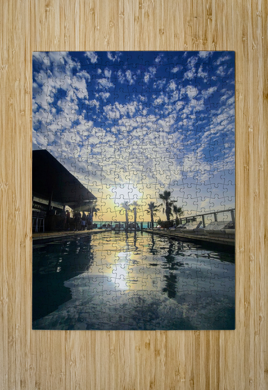 Paradise Reflected: A Sunset Dream Click4Pix Puzzle printing