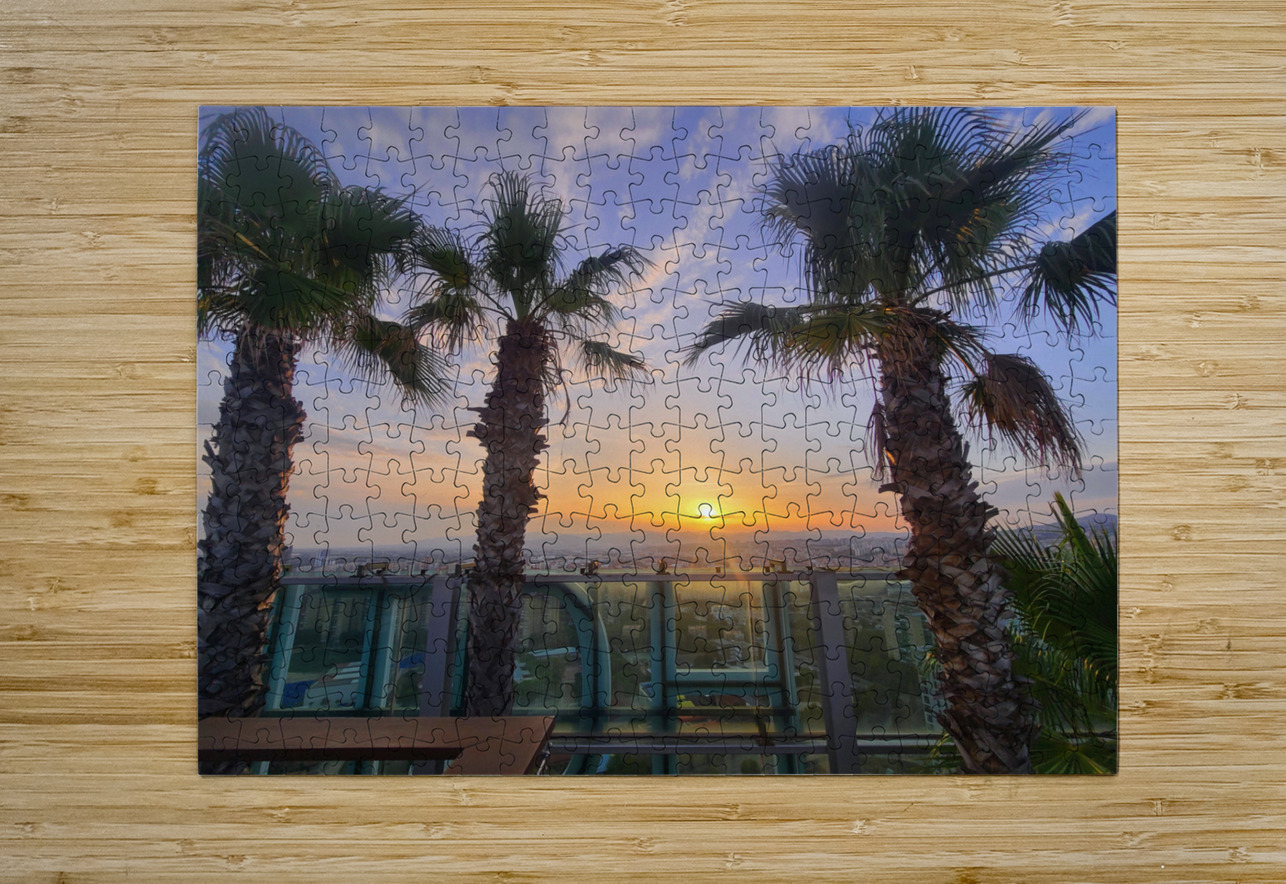 Palm Witnesses of the Falling Sun Click4Pix Puzzle printing