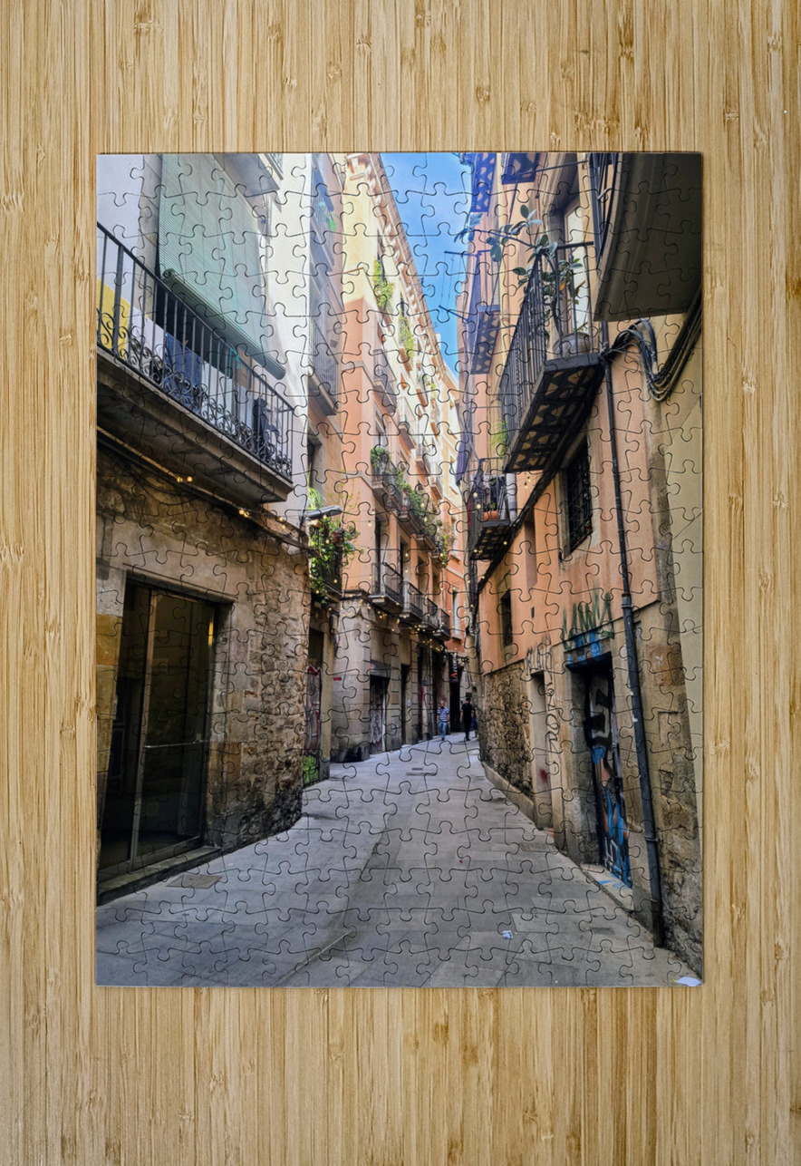 Streets of Barcelona: Where the Shadows Sleep Click4Pix Puzzle printing