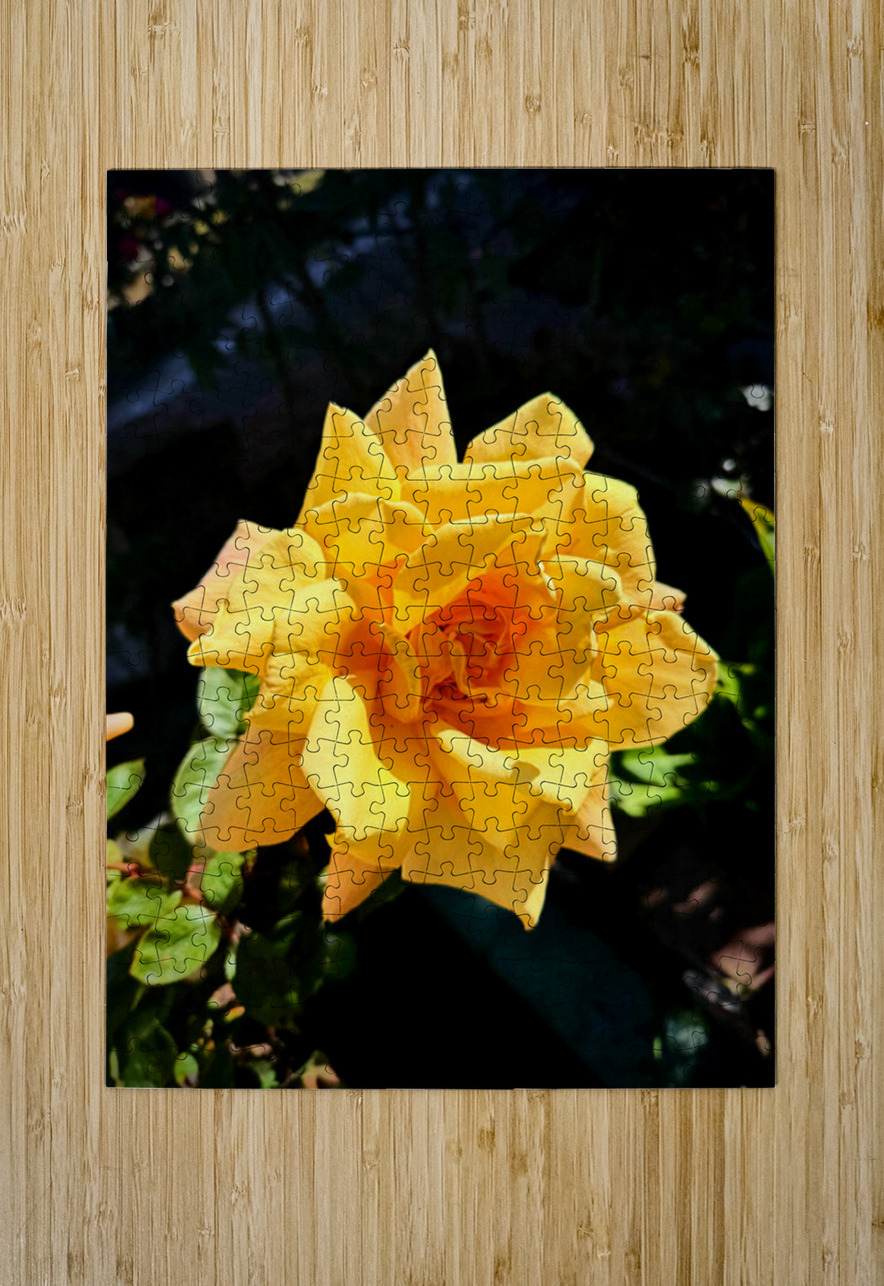 Sunwrought Yellow Rose Click4Pix Puzzle printing