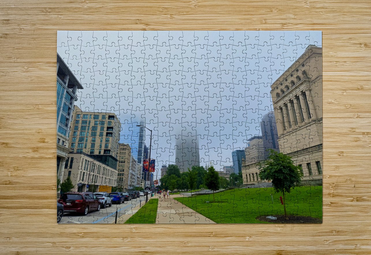 Fog Line Horizon Click4Pix Puzzle printing