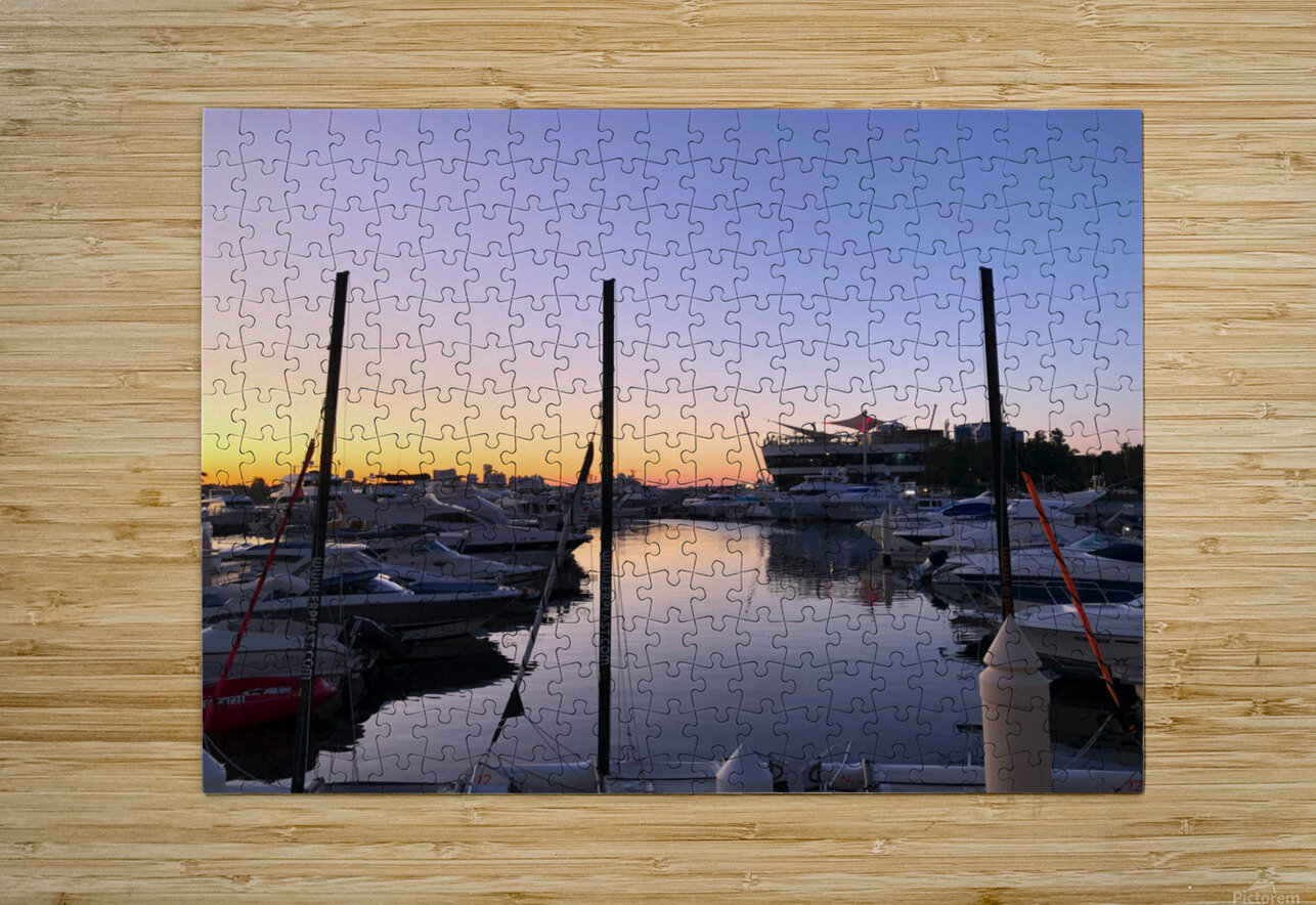 Docks of the Desert Dubai Style Click4Pix Puzzle printing